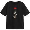 imageSOLY HUX Boys Graphic Tees Short Sleeve Round Neck T Shirts Summer Trendy Tops ClothesBlack Flower