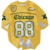 imageSOLY HUX Boys Jersey Shirt Number Graphic Tees Short Sleeve Crew Neck Vintage T Shirts Summer Tops StreetwearYellow Letter