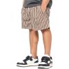 imageSOLY HUX Toddler Boys Striped Shorts Elastic Waist Straight Leg Casual Summer Track ShortsMulticoloured Striped