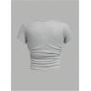 imageSOLY HUX Girls Basic TShirts Set Crew Neck Short Sleeve Crop Top 3 Packs Summer Fitted TeesBlack Grey White