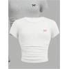 imageSOLY HUX Girls Basic TShirts Set Crew Neck Short Sleeve Crop Top 3 Packs Summer Fitted TeesMulticoloured Bow Print