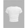 imageSOLY HUX Girls Basic TShirts Set Crew Neck Short Sleeve Crop Top 3 Packs Summer Fitted TeesPink Black White