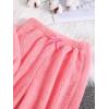 imageSOLY HUX Girls Bear Ear Fuzzy Drop Shoulder Hoodie Sweatshirt with Sweatpants Two Piece OutfitPure Pink