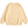 imageSOLY HUX Girls Cute Graphic Sweatshirt Cartoon Cat Print Long Sleeve Crewneck Pullover TopsApricot Cartoon