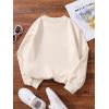 imageSOLY HUX Girls Cute Graphic Sweatshirt Cartoon Cat Print Long Sleeve Crewneck Pullover TopsApricot Cat