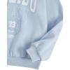imageSOLY HUX Girls Graphic Letter Print Sweatshirt Crewneck Long Sleeve Cute Drop Shoulder Pullover TopsBlue Letter