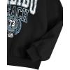 imageSOLY HUX Girls Graphic Letter Print Sweatshirt Crewneck Long Sleeve Cute Drop Shoulder Pullover TopsPlain Black