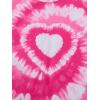 imageSOLY HUX Toddler Girls Tie Dye TShirt Cute Heart Graphic Tee Shirts Casual Summer Short Sleeve TopsHot Pink