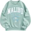 Mint Green Letter Printed