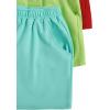 imageSOLY HUX Girls 3 Packs Sweat Shorts Elastic Waist Casual Summer SweatShorts Teen ApparelRed Green Blue