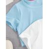 imageSOLY HUX Girls 4 Piece Short Sleeve Round Neck Tee T Shirts Summer Crop TopsBlack Hot Pink Blue White