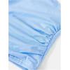 imageSOLY HUX Girls Bow Tie Sleeveless Crop Top Ruched Square Neck Summer Going Out Cami Tank ShirtsPlain Light Blue