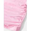 imageSOLY HUX Girls Bow Tie Sleeveless Crop Top Ruched Square Neck Summer Going Out Cami Tank ShirtsPlain Light Pink