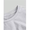 imageSOLY HUX Girls Short Sleeve Crew Neck Slim Fitted Basic TShirts Summer Tops with Hair TiesLight Grey