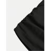 imageSOLY HUX Girls Short Sleeve Crew Neck Slim Fitted Basic TShirts Summer Tops with Hair TiesSolid Black