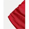 imageSOLY HUX Girls Short Sleeve Crew Neck Slim Fitted Basic TShirts Summer Tops with Hair TiesSolid Red
