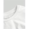 imageSOLY HUX Girls Short Sleeve Crew Neck Slim Fitted Basic TShirts Summer Tops with Hair TiesSolid White