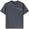 imageSOLY HUX Girls Short Sleeve Graphic Tees Crew Neck Beach Tops Casual Summer TShirtsDark Grey