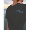 imageSOLY HUX Girls Short Sleeve Graphic Tees Crew Neck Beach Tops Casual Summer TShirtsDark Grey