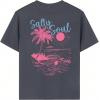 imageSOLY HUX Girls Short Sleeve Graphic Tees Crew Neck Beach Tops Casual Summer TShirtsDark Grey