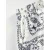 imageSOLY HUX Mens Boho Summer Shorts Paisley Drawstring Elastic Waist Short Pants Beach Vacation OutfitWhite Paisley
