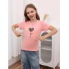 imageSOLY HUX Toddler Girls Graphic tees Short Sleeve Crew Neck t Shirt Casual Summer tee Tops 4 Piece SetBlack and Pink Graphic