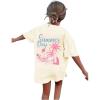imageSOLY HUX Girls Short Sleeve Graphic Tees Crew Neck Beach Tops Casual Summer TShirtsBeige Letter