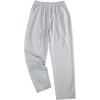 imageSOLY HUX Mens Baggy Sweatpants Drawstring Elastic Waist Straight Leg Workout Athletic Pants with PocketsPlain Grey