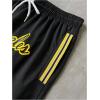 imageSOLY HUX Mens Basketball Shorts Number Graphic Print Jersey Athletic Track Shorts with PocketBlack Graphic