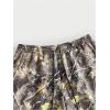 imageSOLY HUX Mens Camo Shorts Maple Leaf Print Drawstring Elastic Waist Summer Shorts StreetwearArmy Green Camo