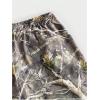 imageSOLY HUX Mens Camo Shorts Maple Leaf Print Drawstring Elastic Waist Summer Shorts StreetwearArmy Green Camo