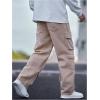 imageSOLY HUX Mens Cargo Jeans Y2k Grunge Hip Hop Wide Leg Baggy Denim Pants Streetwear with PocketsLight Brown
