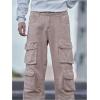 imageSOLY HUX Mens Cargo Jeans Y2k Grunge Hip Hop Wide Leg Baggy Denim Pants Streetwear with PocketsLight Brown