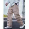 imageSOLY HUX Mens Cargo Jeans Y2k Grunge Hip Hop Wide Leg Baggy Denim Pants Streetwear with PocketsLight Brown