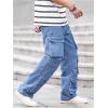 imageSOLY HUX Mens Cargo Jeans Y2k Grunge Hip Hop Wide Leg Baggy Denim Pants Streetwear with PocketsMedium Wash