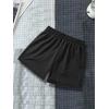 imageSOLY HUX Mens Casual Letter Print Drawstring Elastic Waist Athletic Workout Shorts with PocketBlack