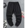 imageSOLY HUX Mens Drawstring Cargo Pants 3 Packs Athletic Hiking Outdoor Jogger Pants StreetwearBlack Grey Khaki