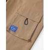 imageSOLY HUX Mens Drawstring Cargo Pants 3 Packs Athletic Hiking Outdoor Jogger Pants StreetwearBlack Grey Khaki