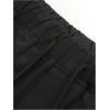 imageSOLY HUX Mens Drawstring Elastic Waist Cargo Pants Straight Leg Baggy Sweatpants StreetwearBlack Letter