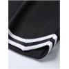 imageSOLY HUX Mens Drawstring Waist Athletic Shorts Workout Gym Track Shorts with PocketBlack Stiped