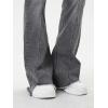 imageSOLY HUX Mens Flared Jeans High Waisted Bell Bottom Vintage Hip Hop Denim Pants with Pocket StreetwearPlain Grey