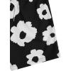 imageSOLY HUX Mens Floral Graphic Print Drawstring High Waist Shorts Casual Shorts with PocketsBlack Floral