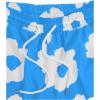 imageSOLY HUX Mens Floral Graphic Print Drawstring High Waist Shorts Casual Shorts with PocketsBlue Floral Print
