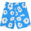 imageSOLY HUX Mens Floral Graphic Print Drawstring High Waist Shorts Casual Shorts with PocketsBlue Floral Print