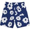 imageSOLY HUX Mens Floral Graphic Print Drawstring High Waist Shorts Casual Shorts with PocketsDark Blue Floral Print