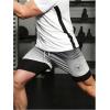 imageSOLY HUX Mens Gradient Athletic Shorts Letter Graphic Drawstring Waist Workout Running Shorts with PocketsMulticoloured Ombre