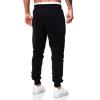 imageSOLY HUX Mens Graphic Skull Print Sweatpants Drawstring High Waisted Joggers Pants with PocketBlack Print