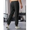 imageSOLY HUX Mens Joggers Sweatpants Skinny Running Gym Athletic Track Pants with Zipper PocketsBlack Printed