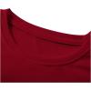 imageSOLY HUX Mens Letter Graphic Tee Tops Classic Short Sleeve Crew Neck TShirts 2 PieceBlue and Burgundy