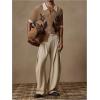 imageSOLY HUX Mens Office Dress Pants Loose Work Business Casual Suit Pants Trousers with PocketsPlain Khaki